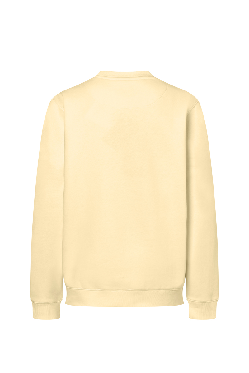 Sweatshirt Damen Pastellgelb – Damen Workwear Sweatshirt Soft-Face, Detailansicht