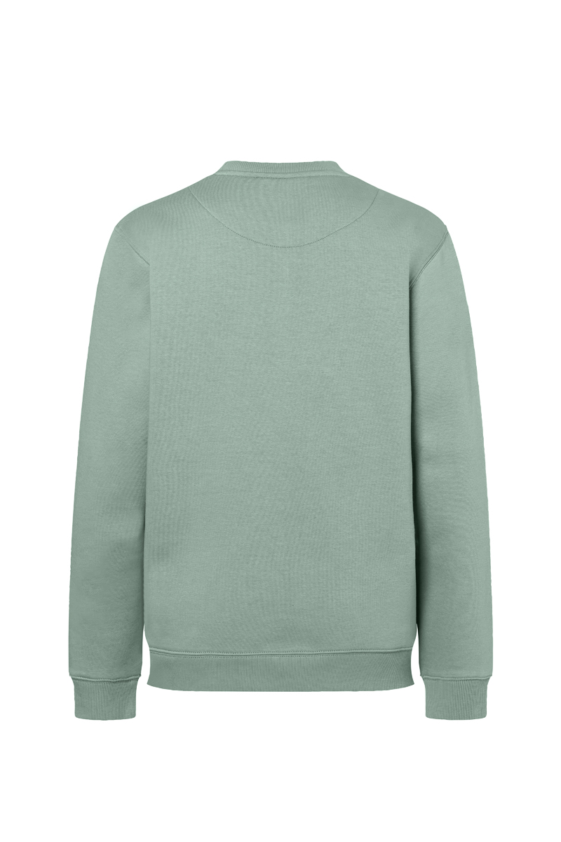 Sweatshirt Damen Pistaziengrün – Damen Workwear Sweatshirt Soft-Face, Detailansicht