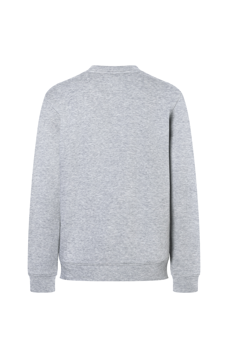 Sweatshirt Damen Platingrau meliert – Damen Workwear Sweatshirt Soft-Face, Detailansicht
