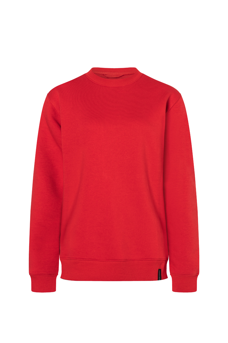 Sweatshirt Damen Rot – Damen Workwear Sweatshirt Soft-Face, Detailansicht