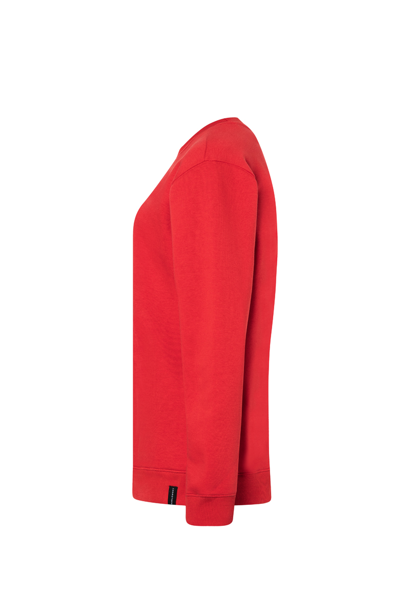 Sweatshirt Damen Rot – Damen Workwear Sweatshirt Soft-Face, Detailansicht