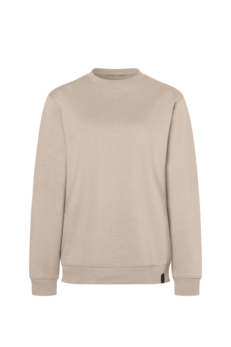 Sweatshirt Damen Sand – Damen Workwear Sweatshirt Soft-Face, Detailansicht