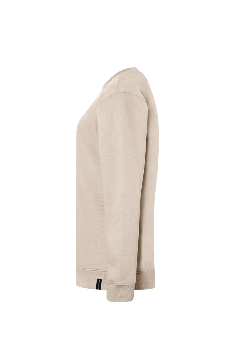 Sweatshirt Damen Sand – Damen Workwear Sweatshirt Soft-Face, Detailansicht
