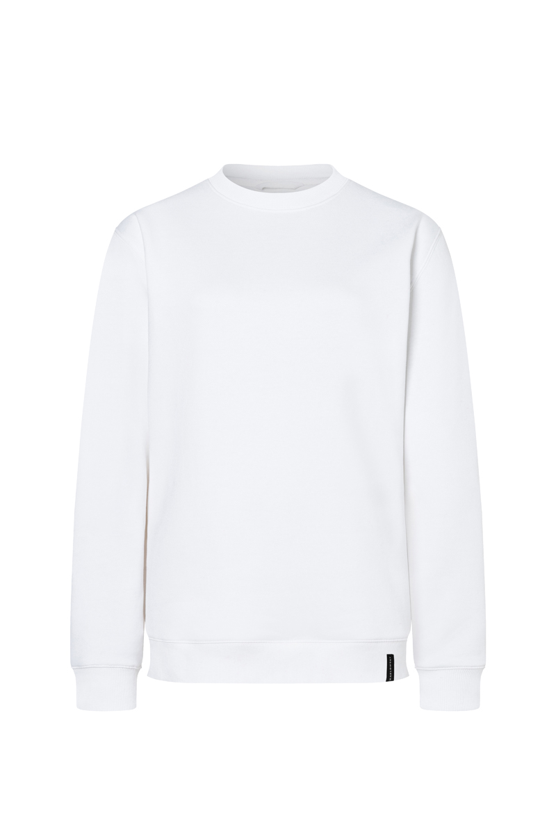Sweatshirt Damen Weiß – Damen Workwear Sweatshirt Soft-Face, Detailansicht