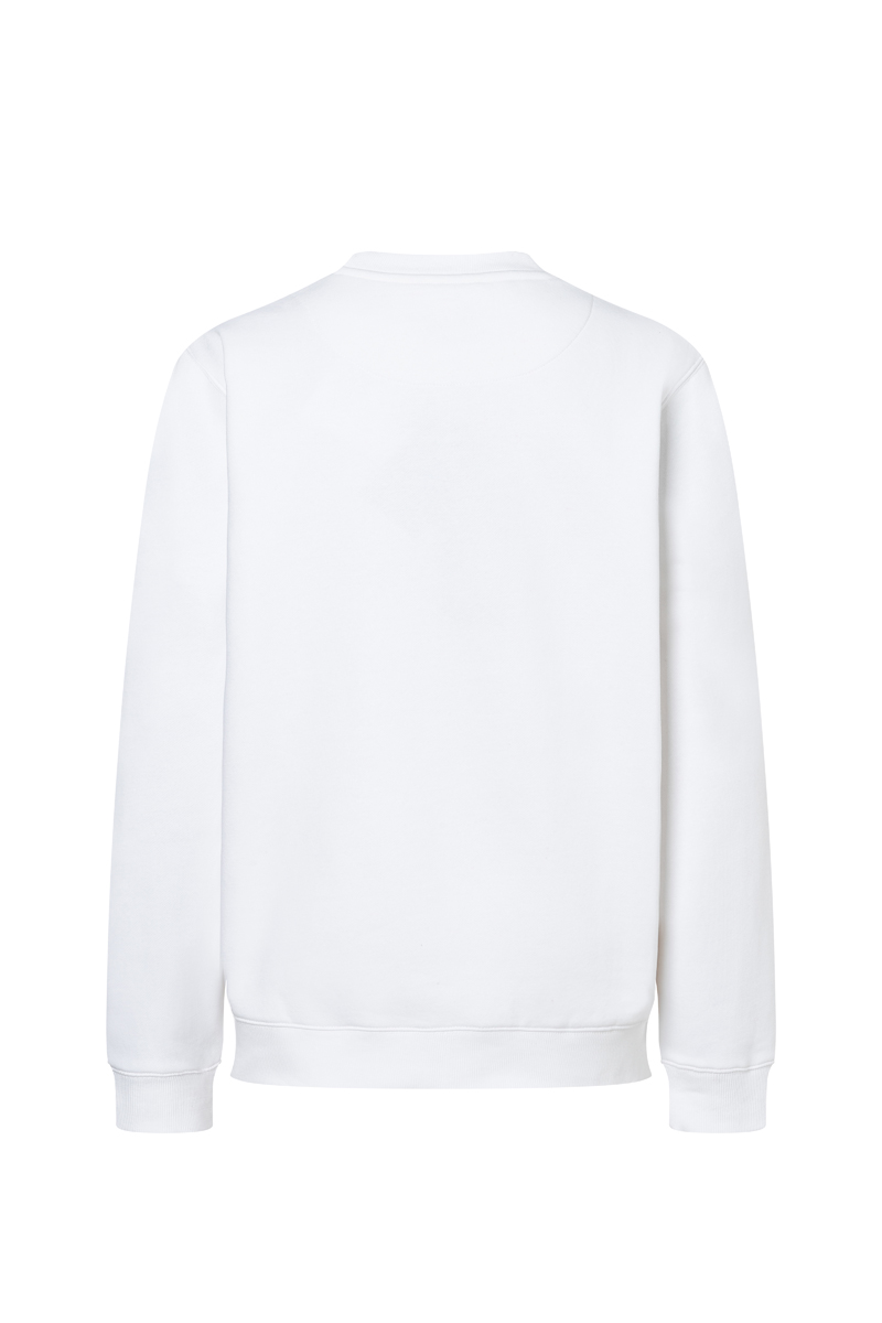 Sweatshirt Damen Weiß – Damen Workwear Sweatshirt Soft-Face, Detailansicht