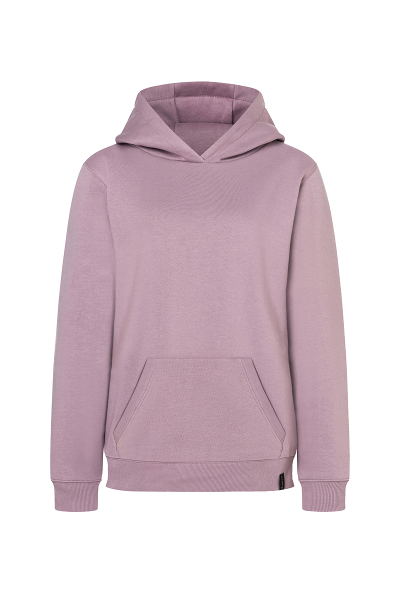 Hoodie Damen Dunkelrosa – Damen Workwear Sweat Hoodie Soft-Face, Detailansicht