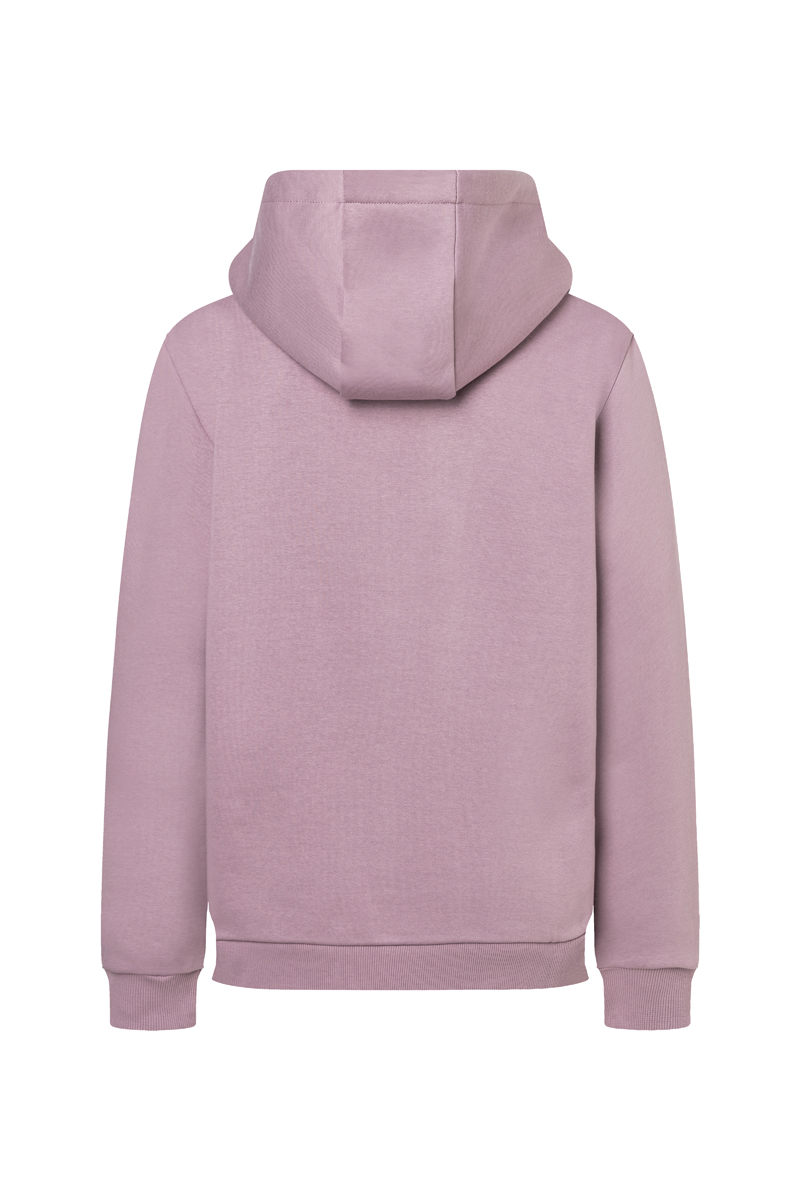 Hoodie Damen Dunkelrosa – Damen Workwear Sweat Hoodie Soft-Face, Detailansicht