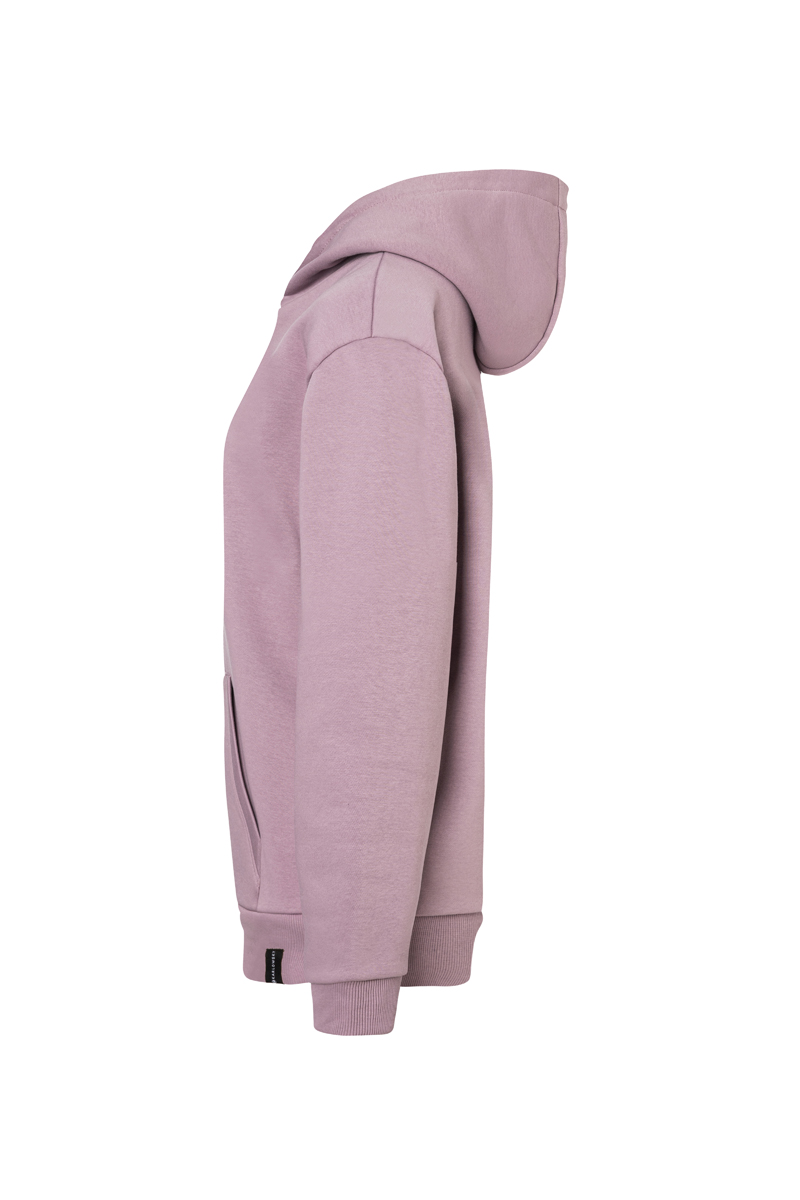 Hoodie Damen Dunkelrosa – Damen Workwear Sweat Hoodie Soft-Face, Detailansicht