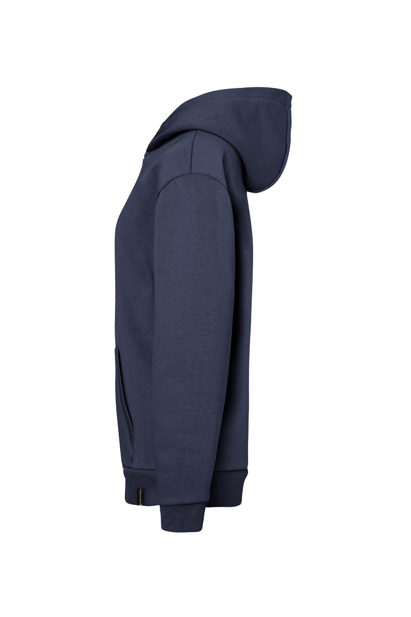 Hoodie Damen Marine – Damen Workwear Sweat Hoodie Soft-Face, Detailansicht