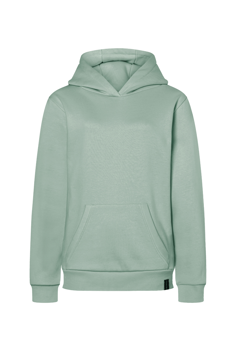 Hoodie Damen Pistaziengrün – Damen Workwear Sweat Hoodie Soft-Face, Detailansicht