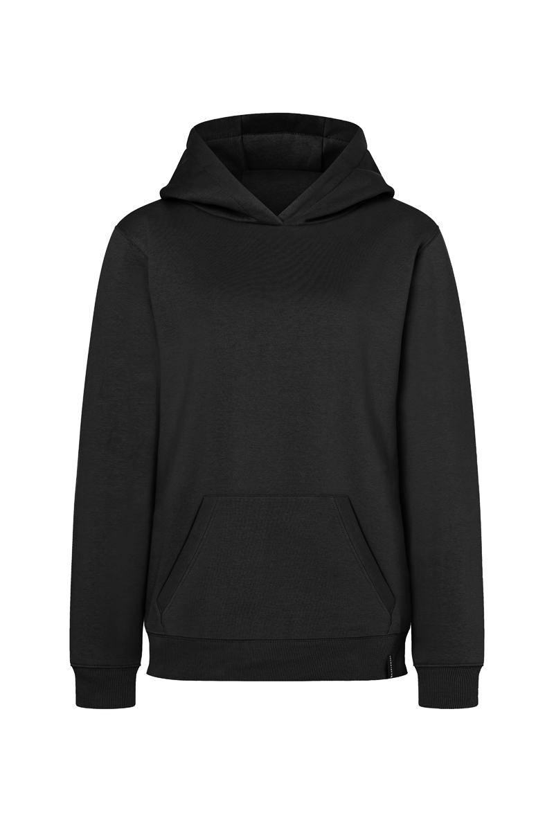 Hoodie Damen Schwarz – Damen Workwear Sweat Hoodie Soft-Face, Detailansicht