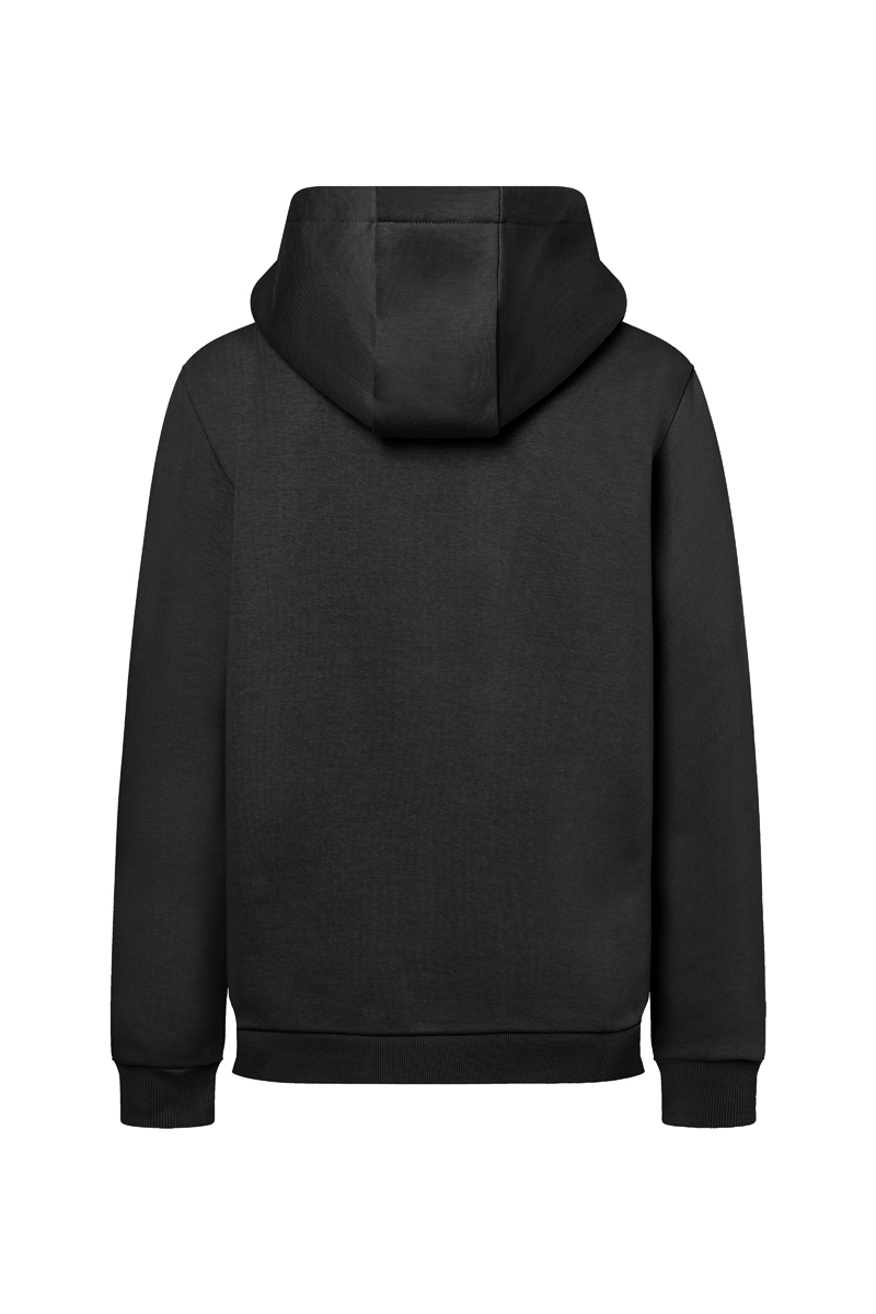 Hoodie Damen Schwarz – Damen Workwear Sweat Hoodie Soft-Face, Detailansicht