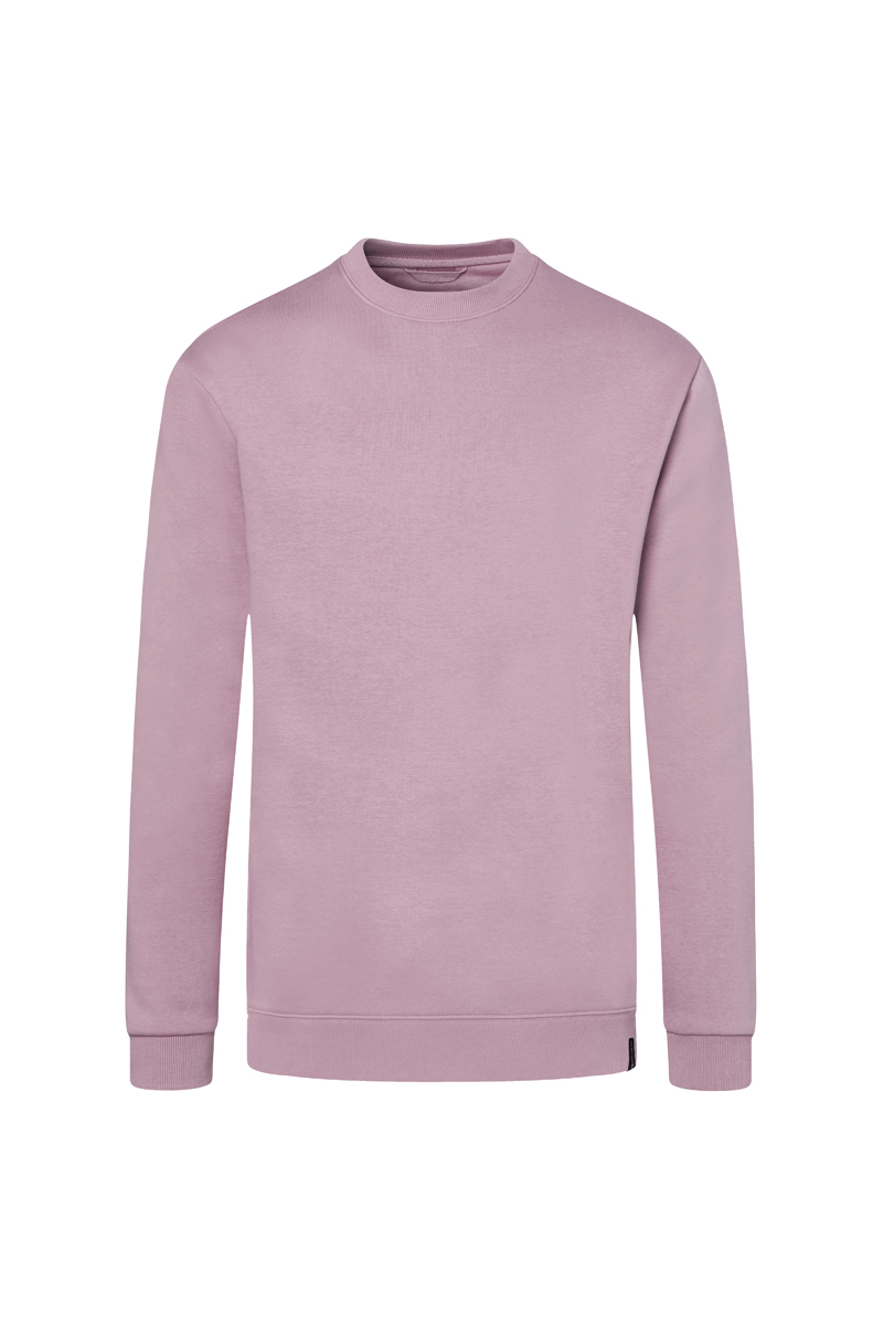 Sweatshirt Herren Dunkelrosa – Herren Workwear Sweatshirt Soft-Face, Detailansicht