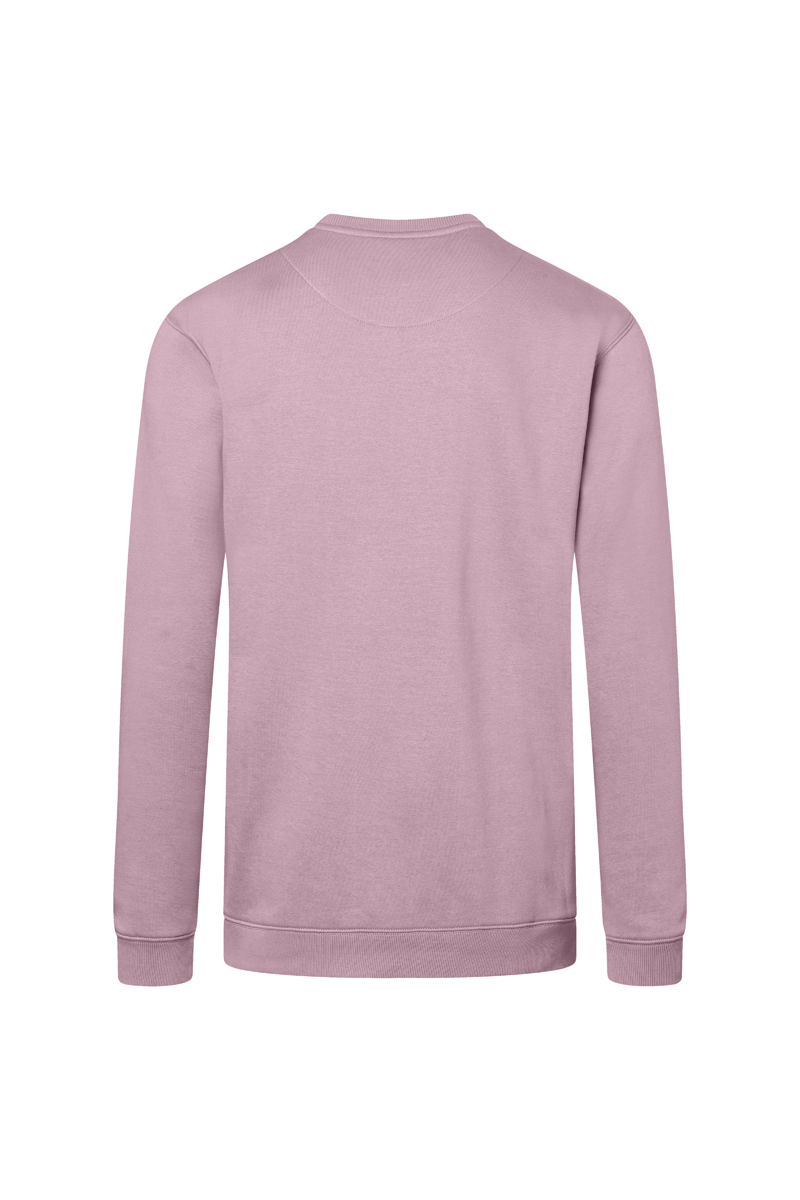 Sweatshirt Herren Dunkelrosa – Herren Workwear Sweatshirt Soft-Face, Detailansicht