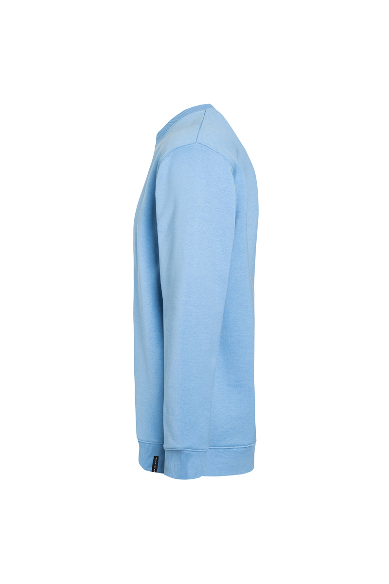 Sweatshirt Herren Eisblau – Herren Workwear Sweatshirt Soft-Face, Detailansicht