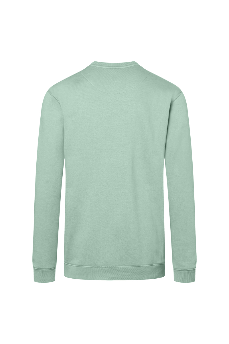 Sweatshirt Herren Pistaziengrün – Herren Workwear Sweatshirt Soft-Face, Detailansicht