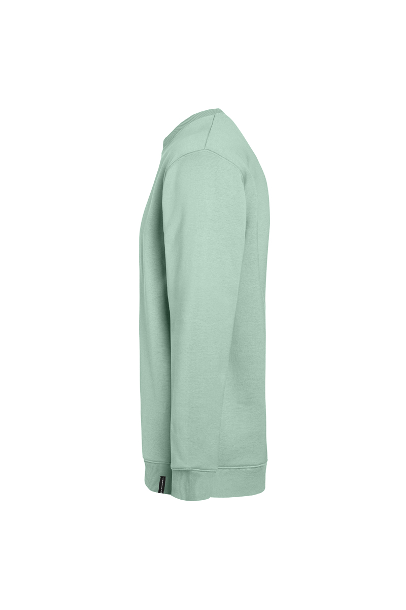 Sweatshirt Herren Pistaziengrün – Herren Workwear Sweatshirt Soft-Face, Detailansicht