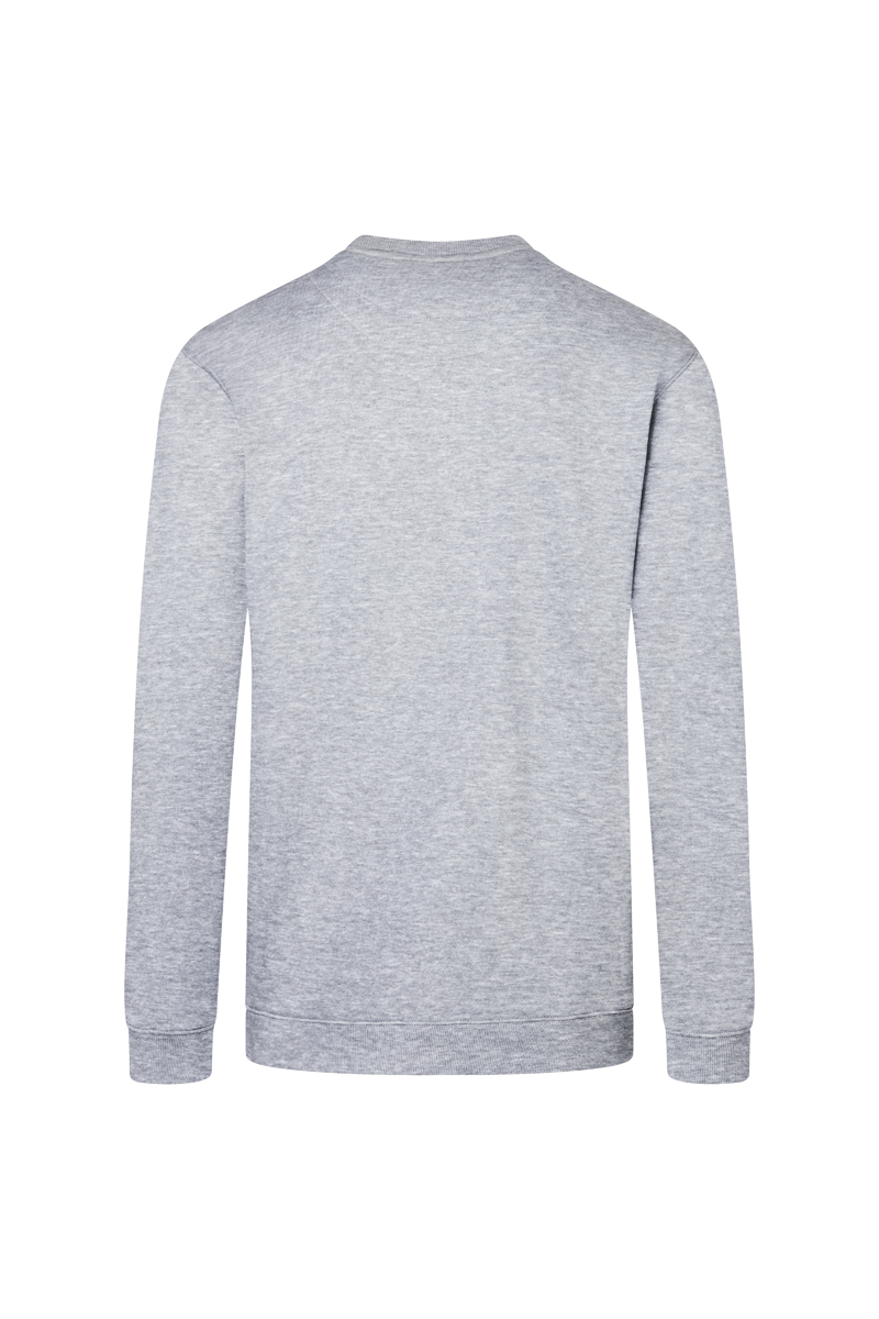 Sweatshirt Herren Platingrau meliert – Herren Workwear Sweatshirt Soft-Face, Detailansicht