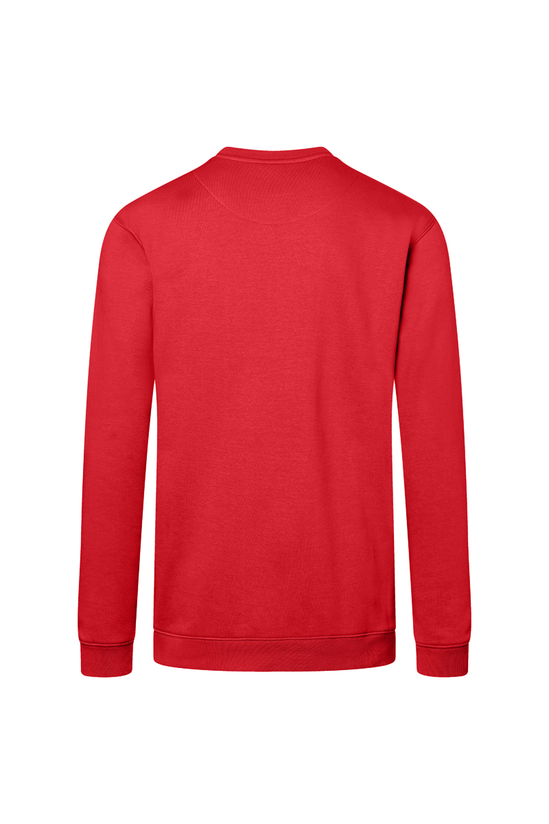 Sweatshirt Herren Rot – Herren Workwear Sweatshirt Soft-Face, Detailansicht