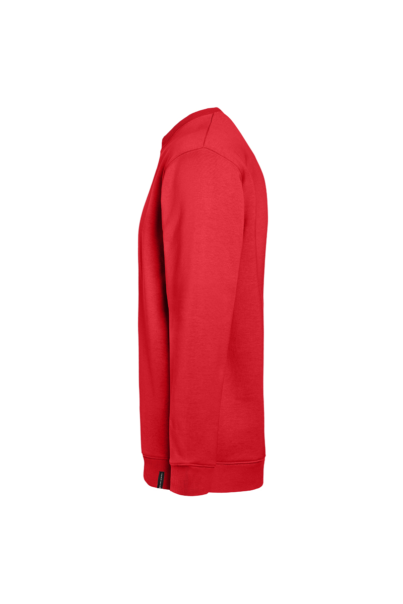 Sweatshirt Herren Rot – Herren Workwear Sweatshirt Soft-Face, Detailansicht