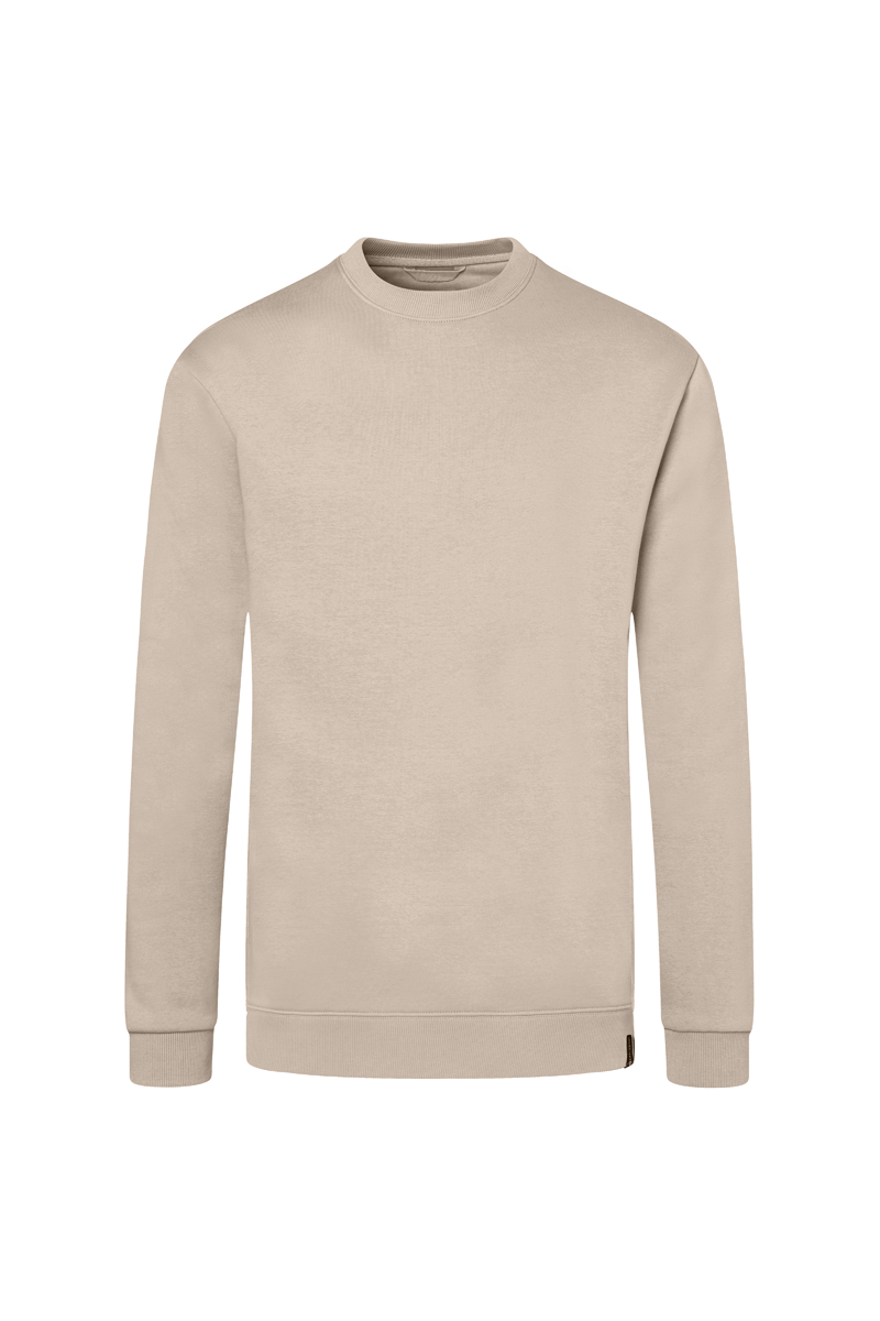 Sweatshirt Herren Sand – Herren Workwear Sweatshirt Soft-Face, Detailansicht