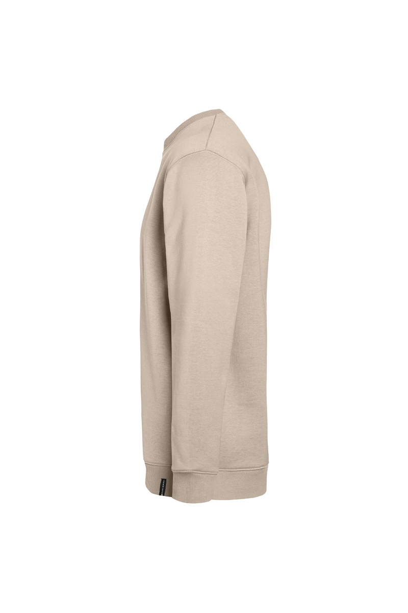 Sweatshirt Herren Sand – Herren Workwear Sweatshirt Soft-Face, Detailansicht