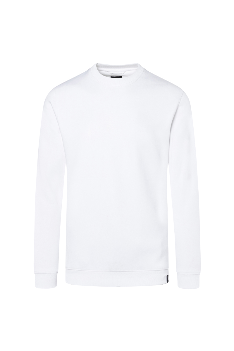 Sweatshirt Herren Weiß – Herren Workwear Sweatshirt Soft-Face, Detailansicht