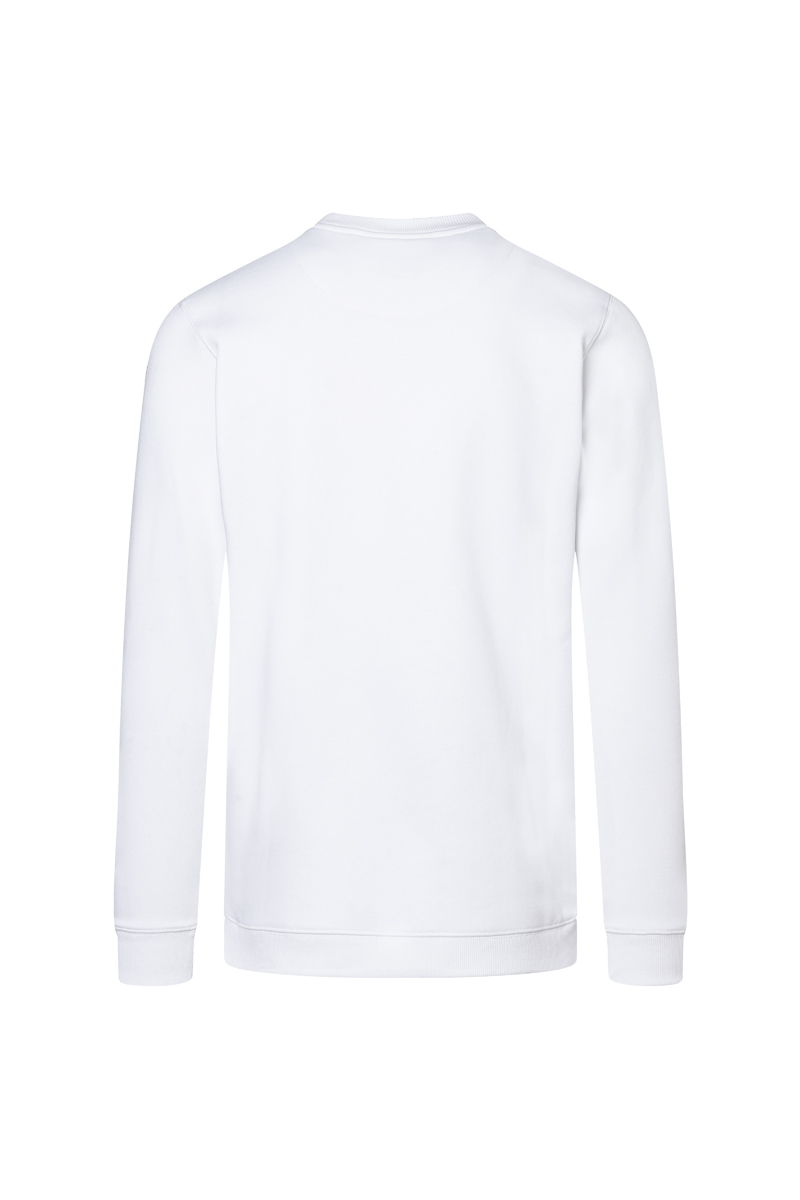 Sweatshirt Herren Weiß – Herren Workwear Sweatshirt Soft-Face, Detailansicht