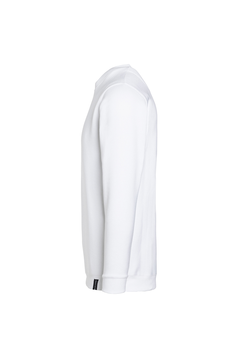 Sweatshirt Herren Weiß – Herren Workwear Sweatshirt Soft-Face, Detailansicht