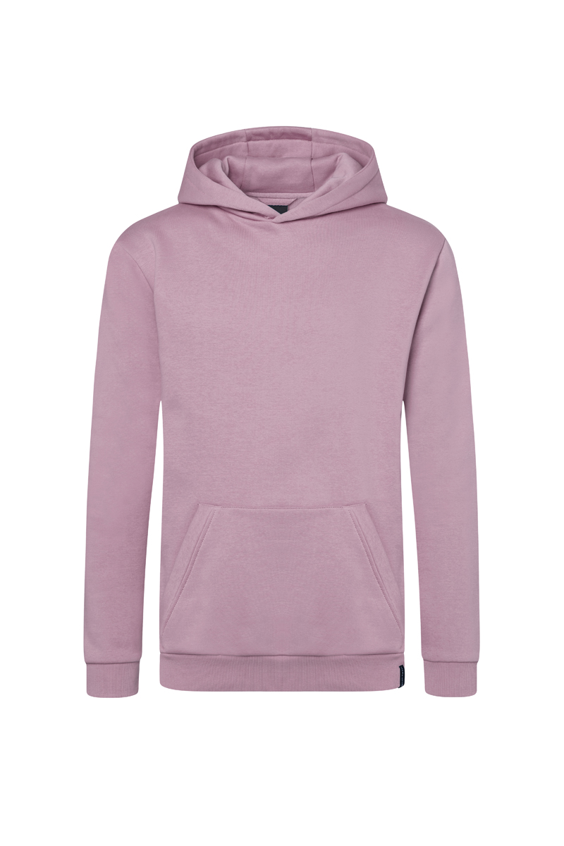 Hoodie Herren Dunkelrosa – Herren Workwear Sweat Hoodie Soft-Face, Detailansicht
