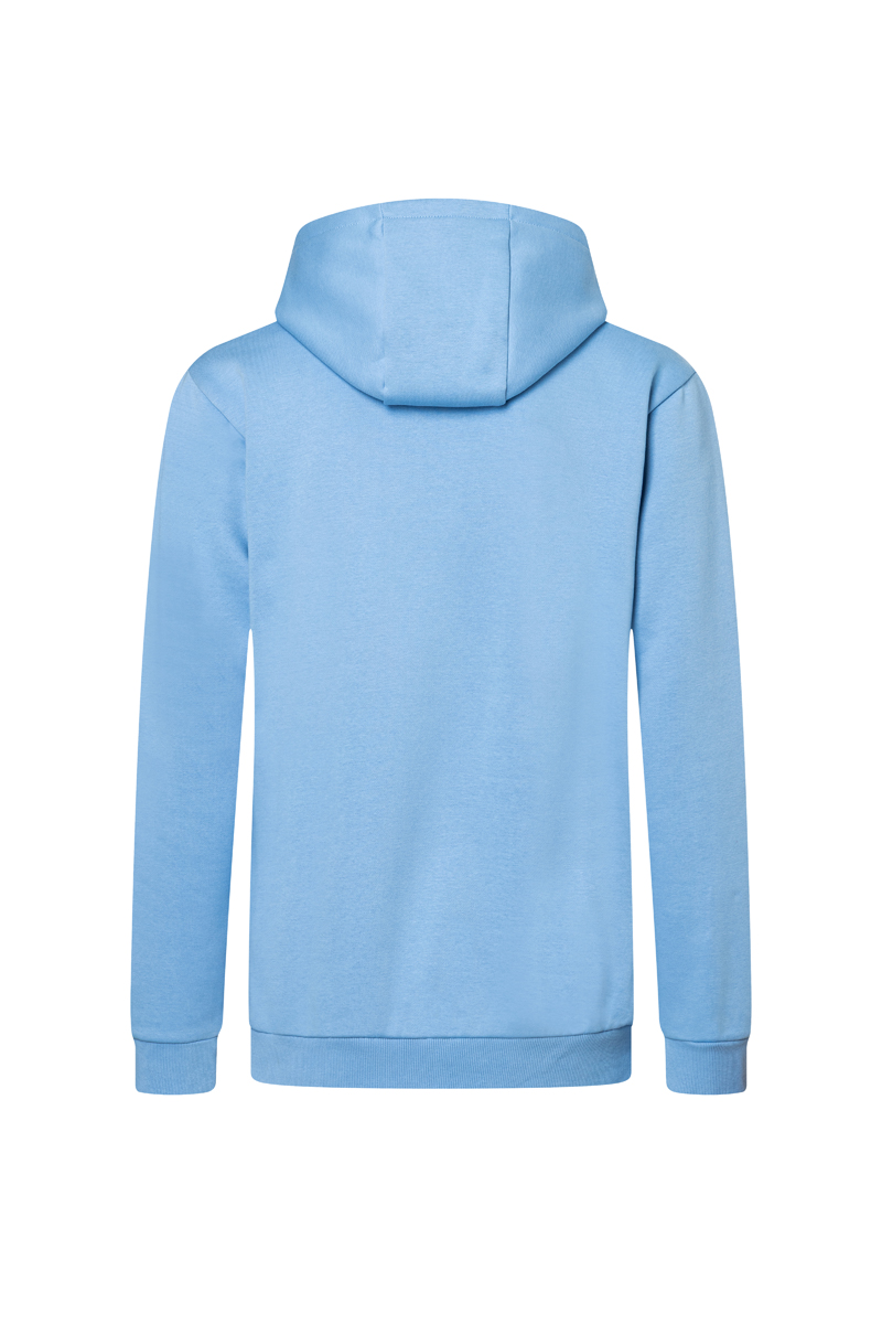 Hoodie Herren Eisblau – Herren Workwear Sweat Hoodie Soft-Face, Detailansicht