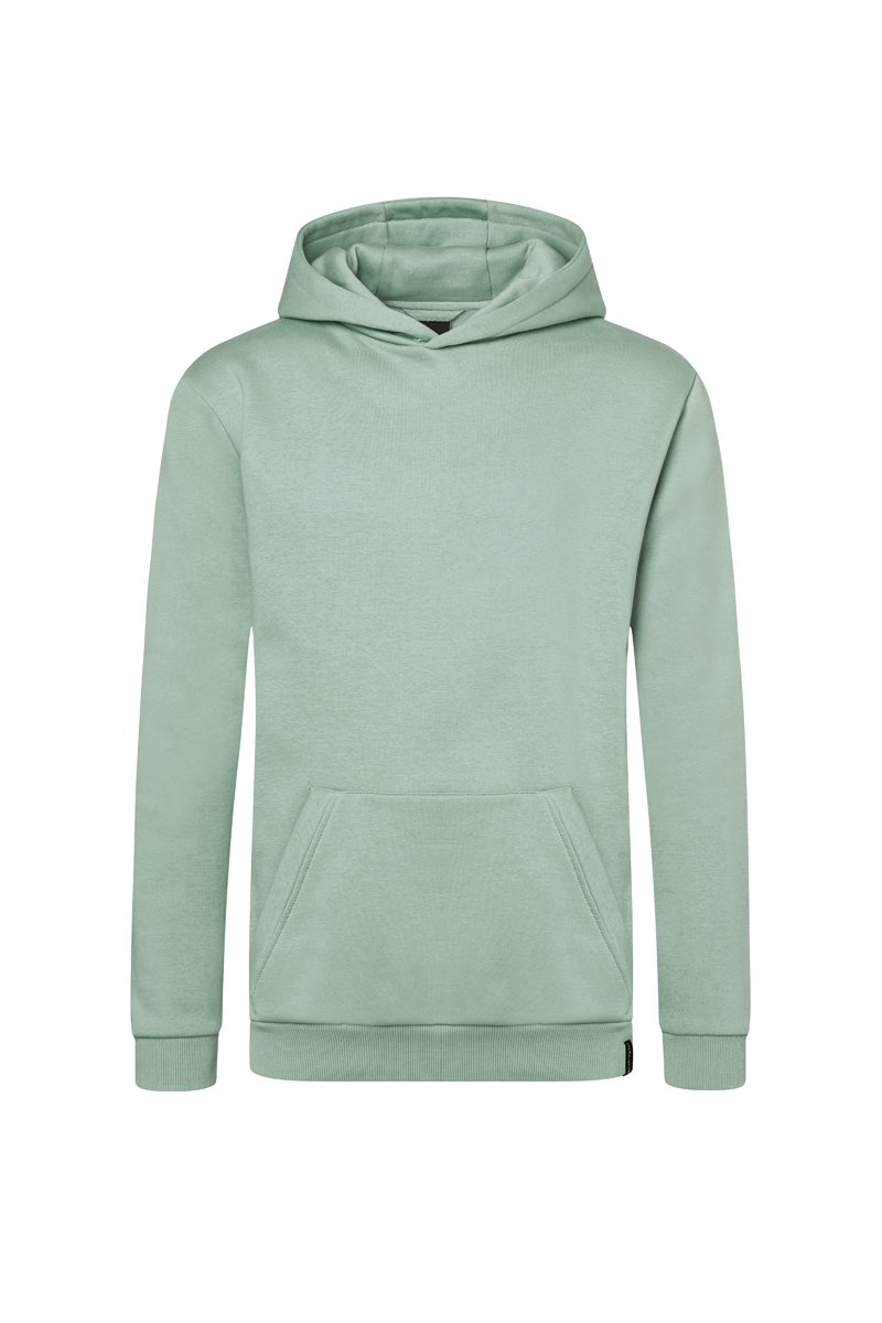 Hoodie Herren Pistaziengrün – Herren Workwear Sweat Hoodie Soft-Face, Detailansicht