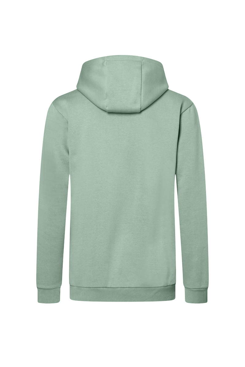 Hoodie Herren Pistaziengrün – Herren Workwear Sweat Hoodie Soft-Face, Detailansicht