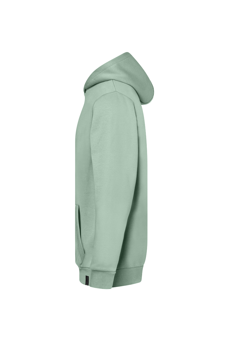 Hoodie Herren Pistaziengrün – Herren Workwear Sweat Hoodie Soft-Face, Detailansicht