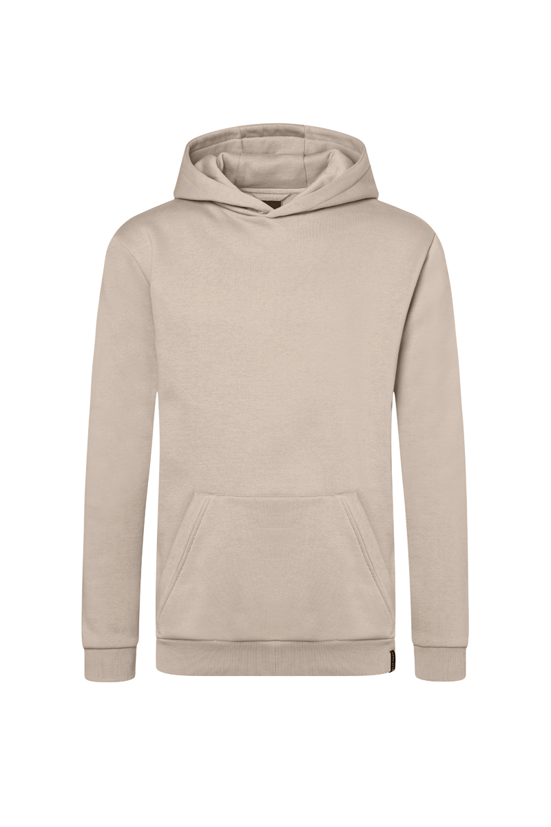 Hoodie Herren Sand – Herren Workwear Sweat Hoodie Soft-Face, Detailansicht
