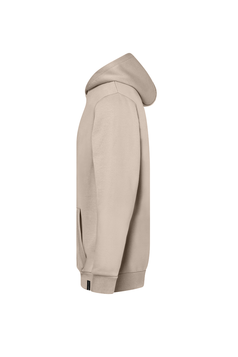 Hoodie Herren Sand – Herren Workwear Sweat Hoodie Soft-Face, Detailansicht