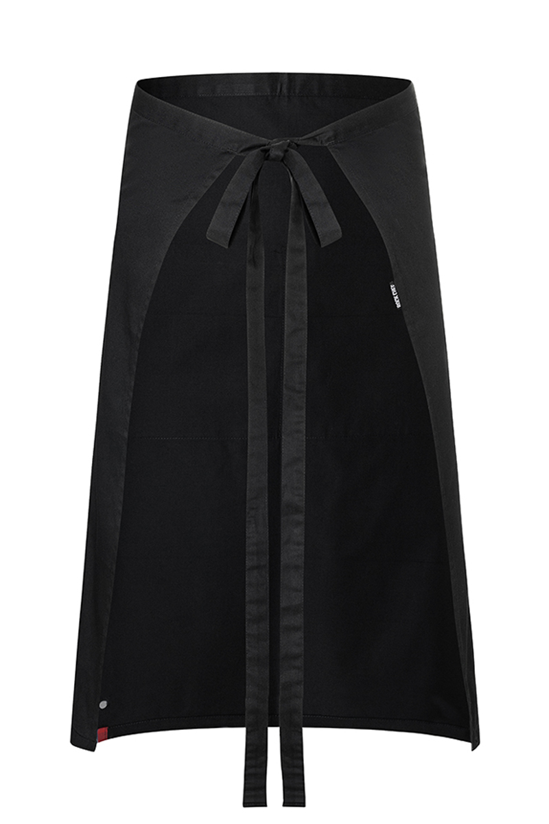 Bistroschürze Unisex Schwarz – Bistroschürze ROCK CHEF® -Stage2 mit Taschen, Detailansicht