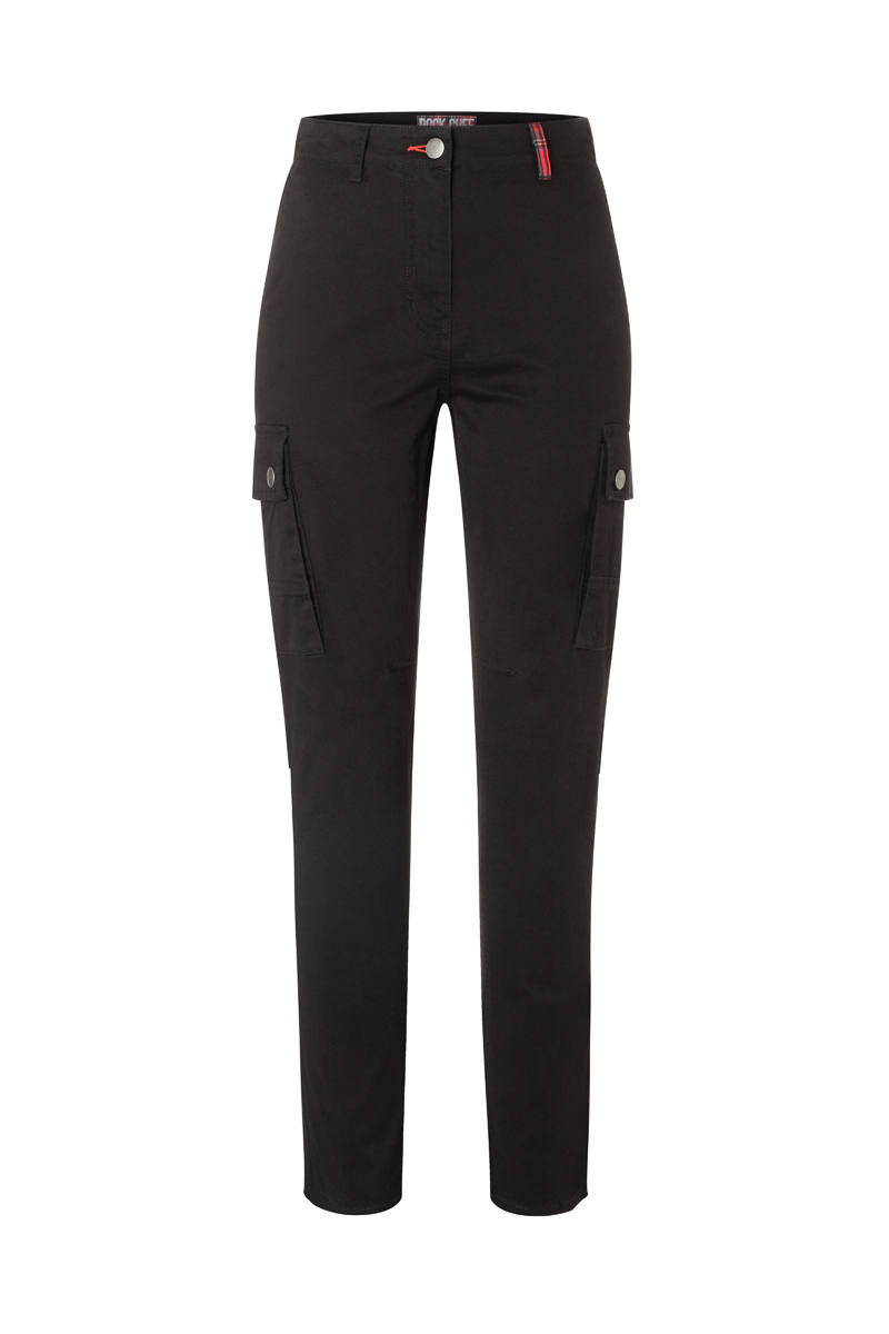 Hose Damen Schwarz – Damen Cargohose ROCK CHEF®-Stage2, Detailansicht