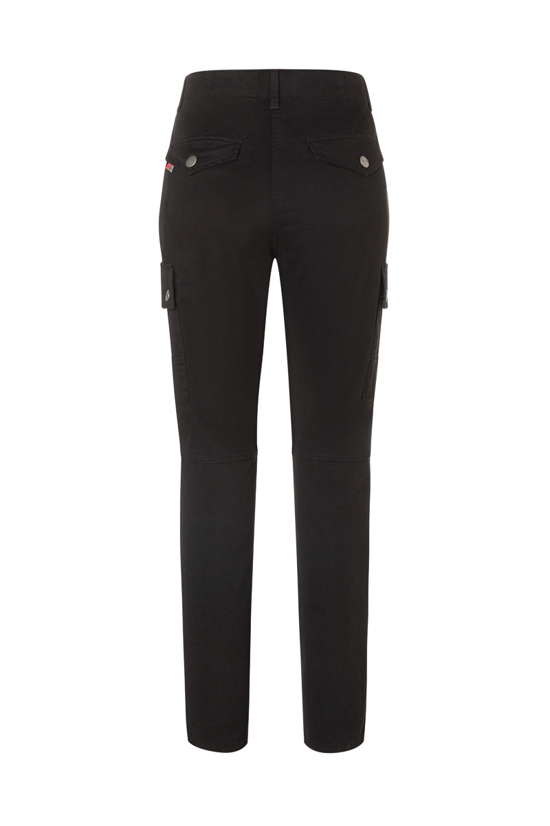 Hose Damen Schwarz – Damen Cargohose ROCK CHEF®-Stage2, Detailansicht