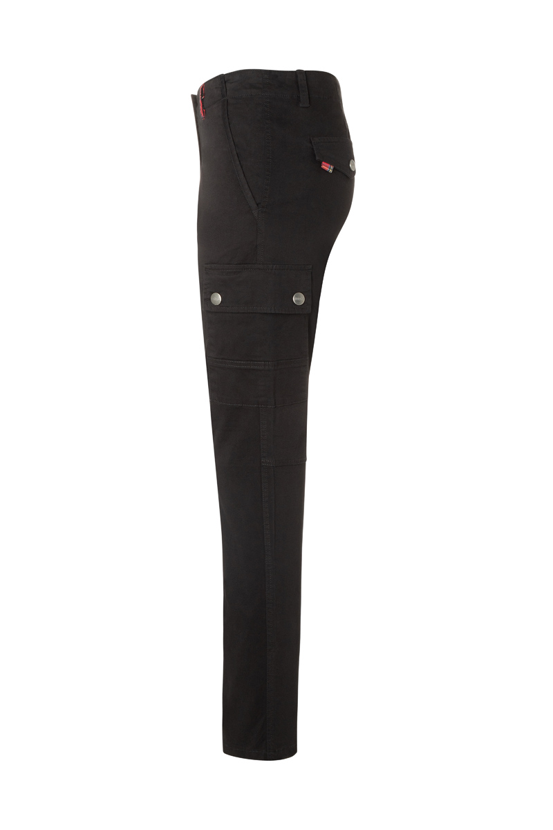 Hose Damen Schwarz – Damen Cargohose ROCK CHEF®-Stage2, Detailansicht