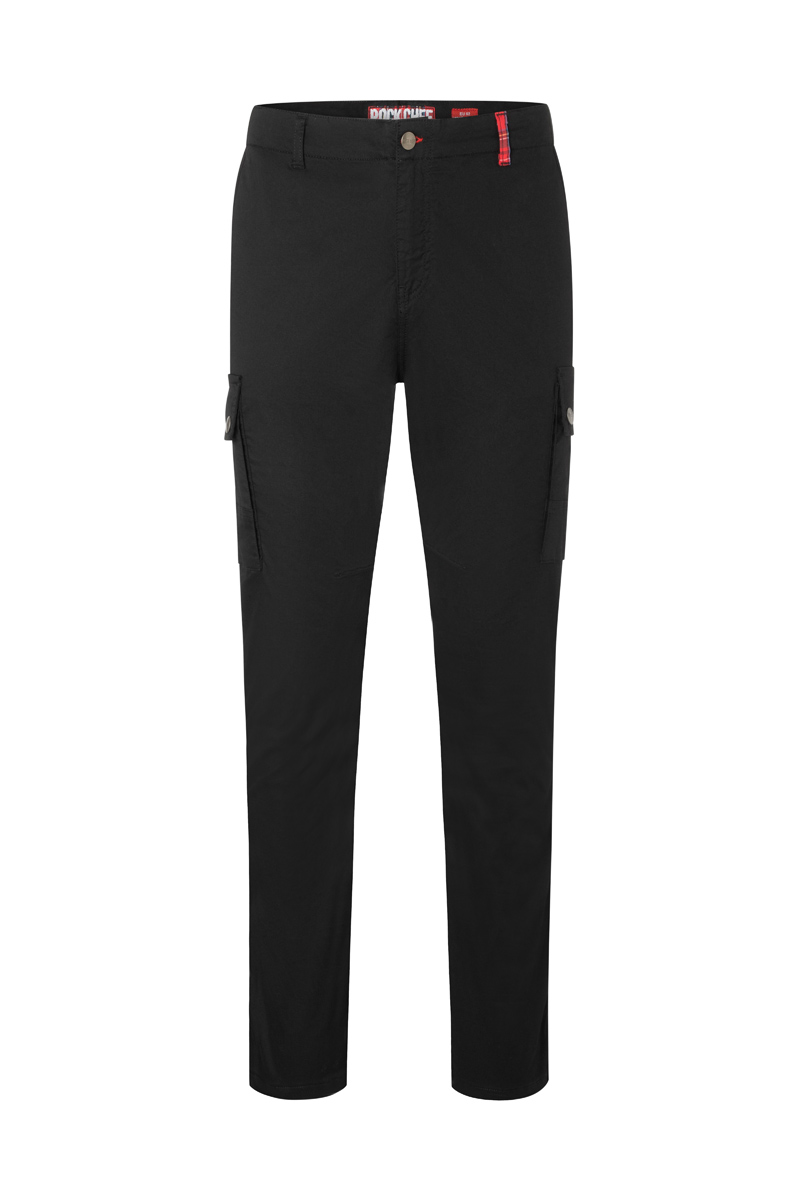 Hose Herren Schwarz – Herren Cargohose ROCK CHEF®-Stage2, Detailansicht