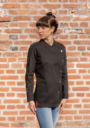 Kochjacke Damen – Langarm Damenkochjacke ROCK CHEF®-Stage2