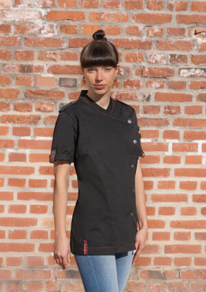 Kochjacke Damen – Kurzarm Damenkochjacke ROCK CHEF®-Stage2