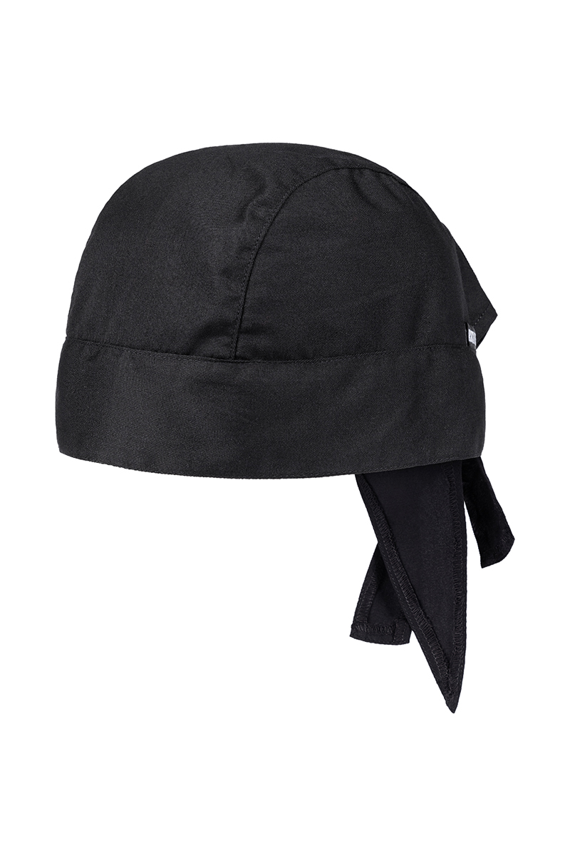 Bandana Unisex Schwarz – Bandana ROCK CHEF®, Detailansicht