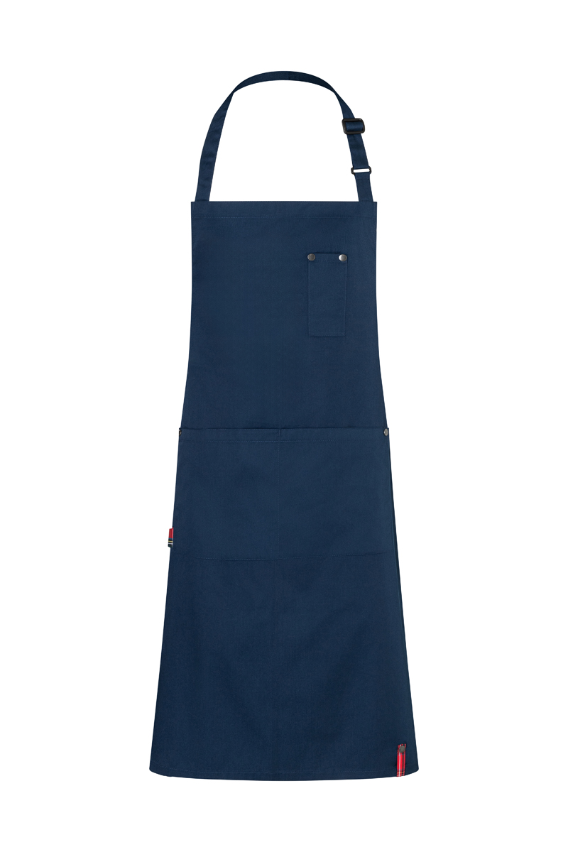 Latzschürze Unisex Stahlblau – Latzschürze ROCK CHEF®-Stage2, Detailansicht