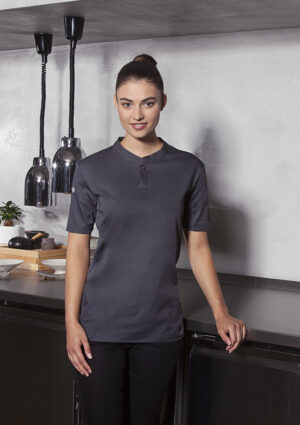 Kochjacke Damen – Kurzarm Damen-Arbeitsshirt Performance