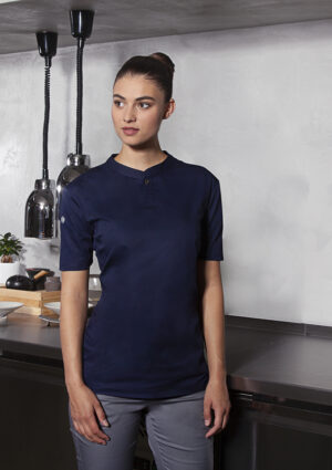 Kochjacke Damen – Kurzarm Damen-Arbeitsshirt Performance