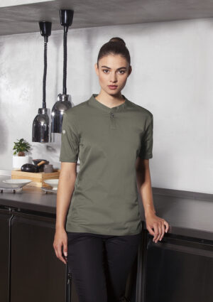 Kochjacke Damen – Kurzarm Damen-Arbeitsshirt Performance