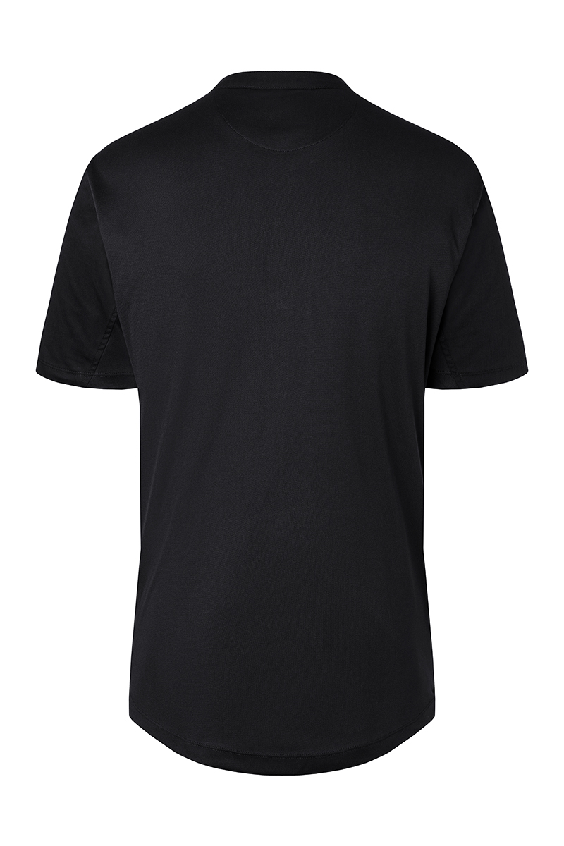 Kochjacke Damen Schwarz – Kurzarm Damen-Arbeitsshirt Performance, Detailansicht