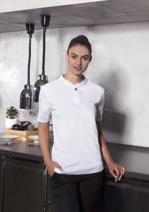 Kochjacke Damen – Kurzarm Damen-Arbeitsshirt Performance